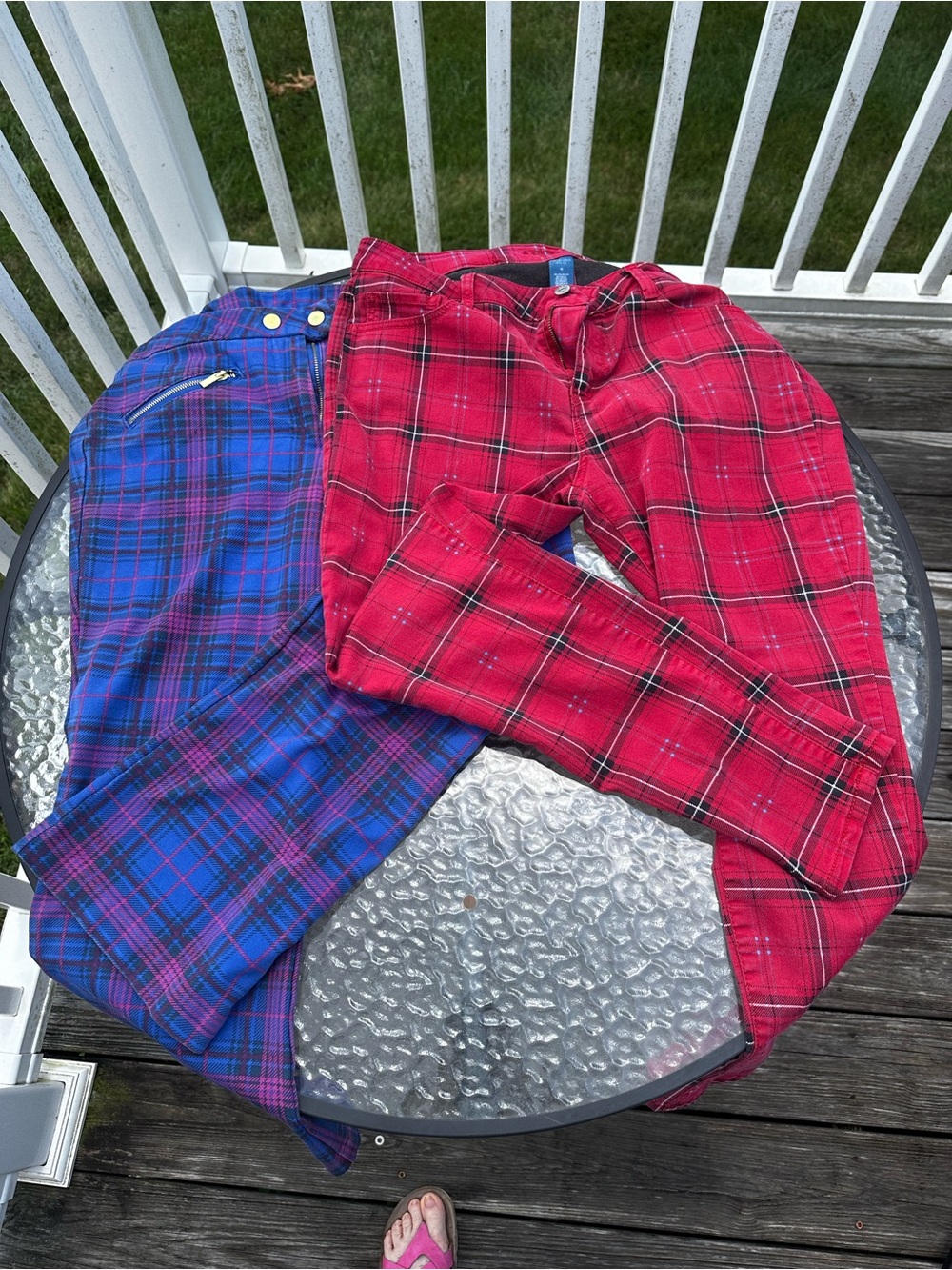Plaid pants bundle Blue Time and Tru | Red Arizona Jean Co.